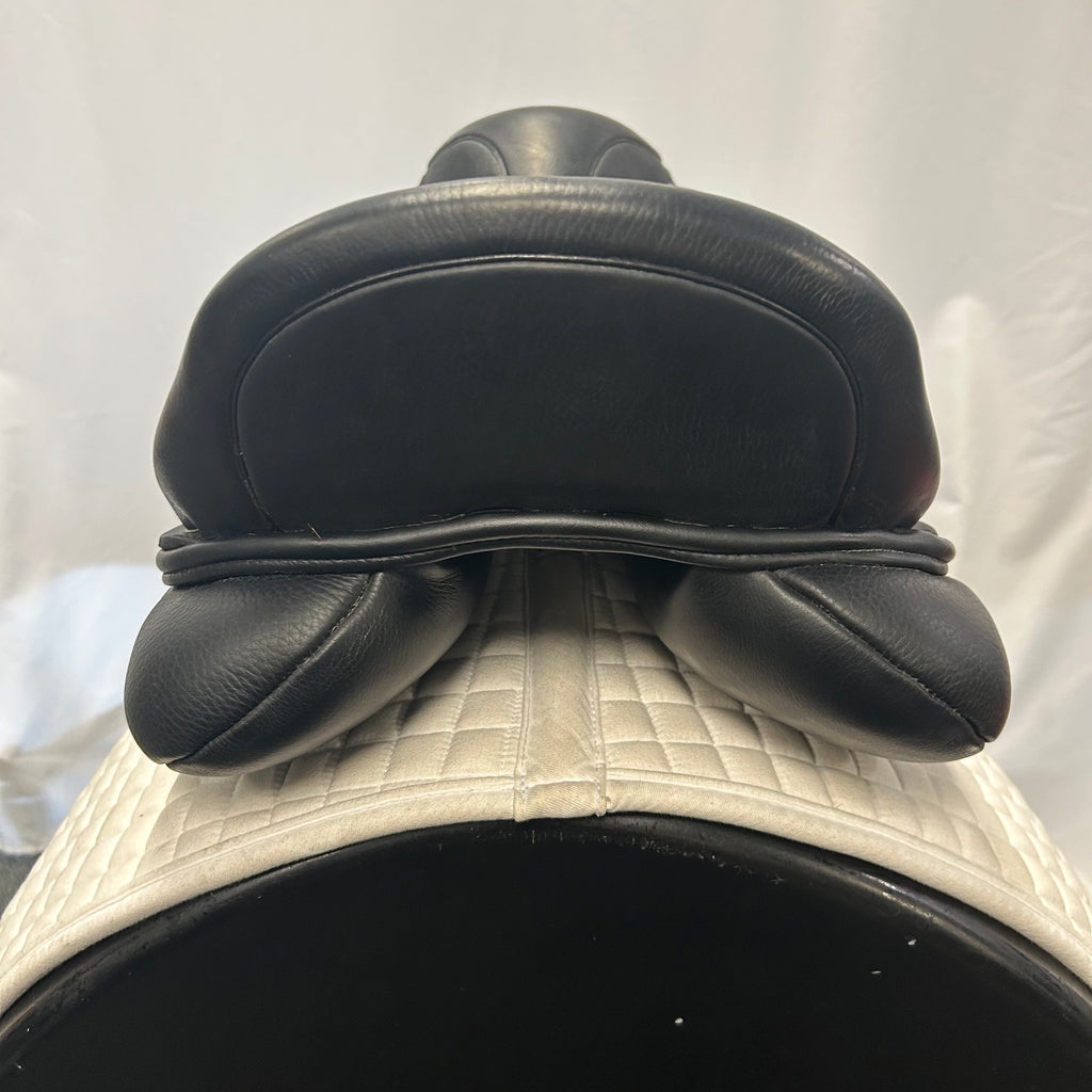 Used Custom Saddlery Wolfgang Omni Monoflap 18" Dressage Saddle