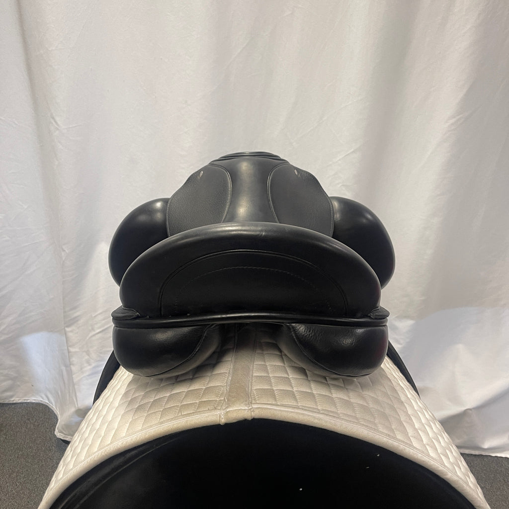 Used Custom Icon Alpha 18" Monoflap Dressage Saddle