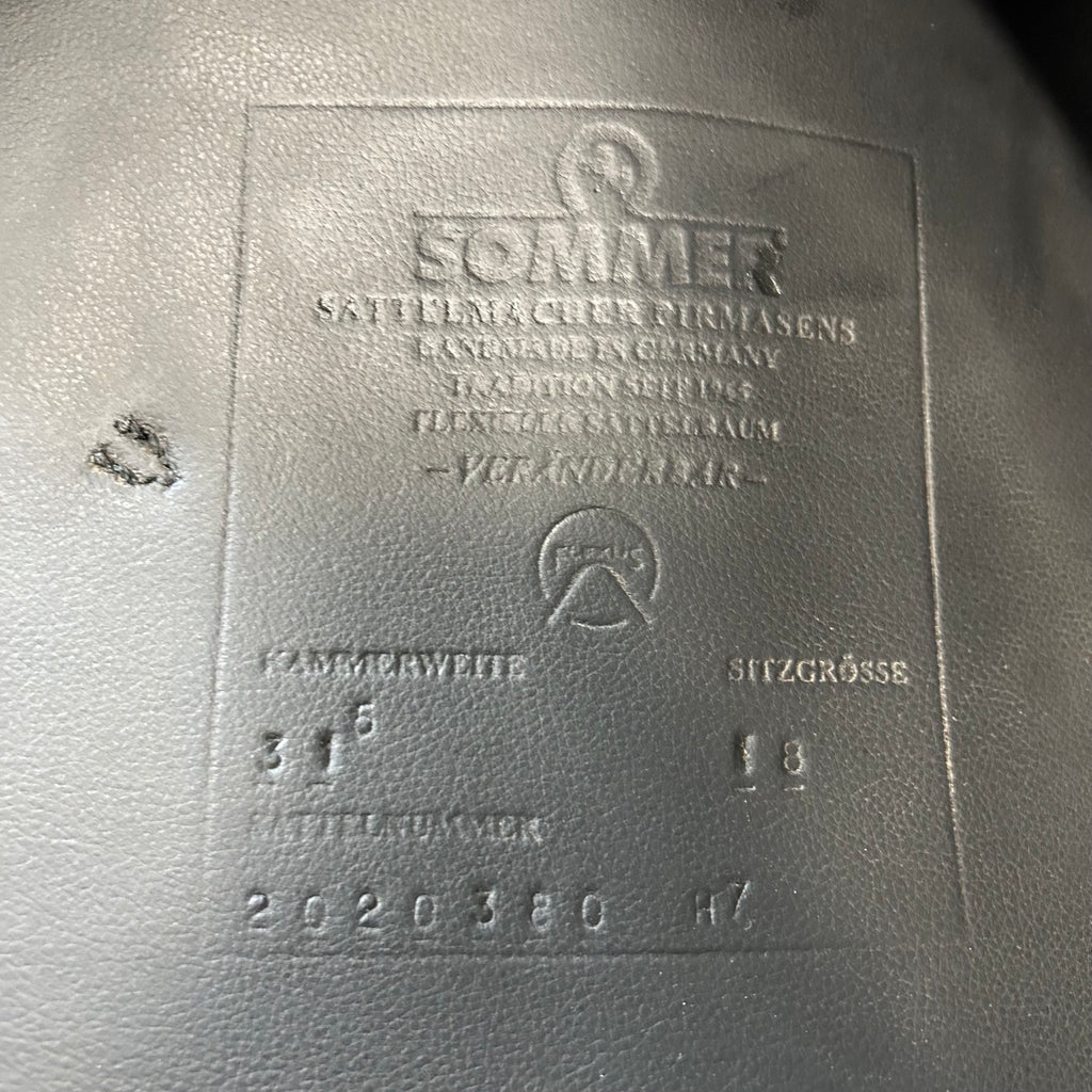 Used Sommer S-Spezial 18" Dressage Saddle
