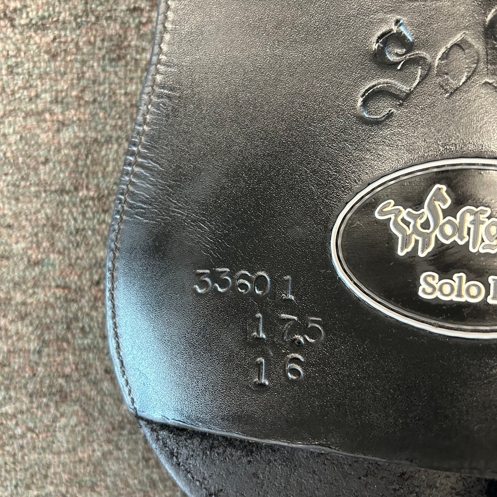 HOLD: Used Custom Wolfgang Solo MKII 17.5" Dressage Saddle