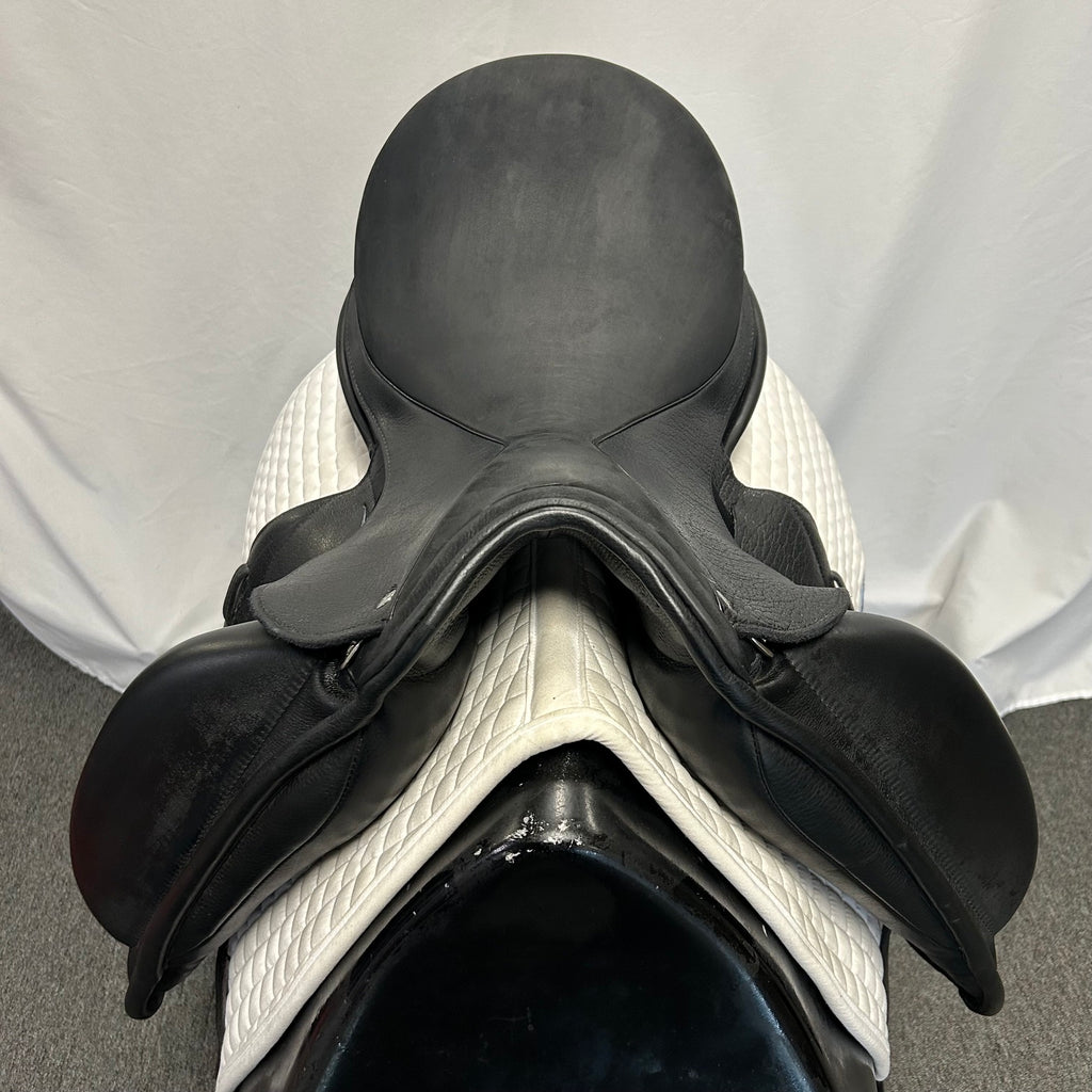 Used Custom Icon Flight 18" Monoflap Dressage Saddle