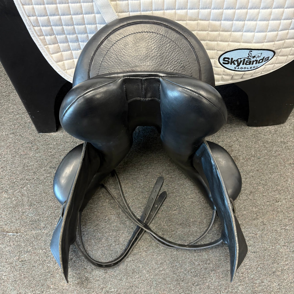 Used Custom Icon Star 17.5" Monoflap Dressage Saddle