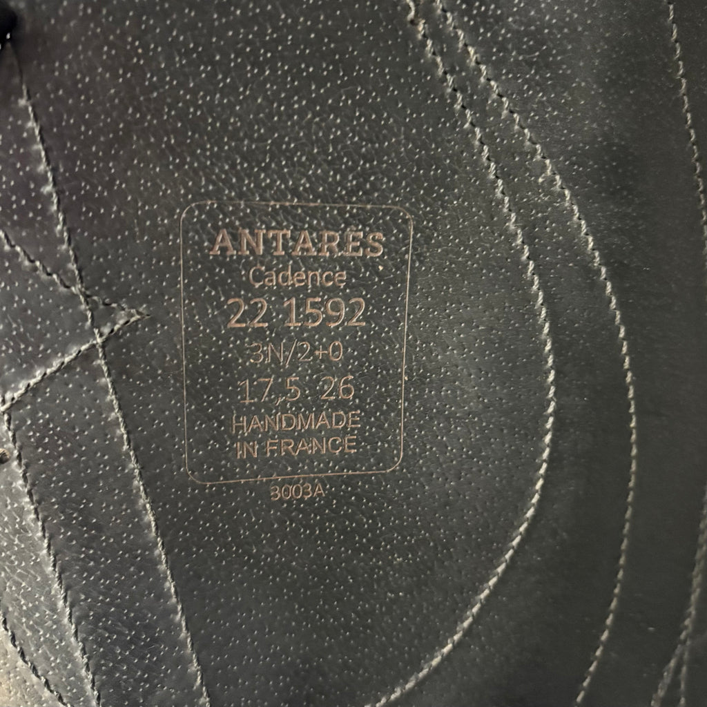 Used Antares Cadence 17.5" Monoflap Dressage Saddle