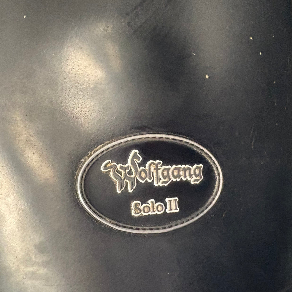 Used Custom Wolfgang Solo MKII 17.5" Dressage Saddle