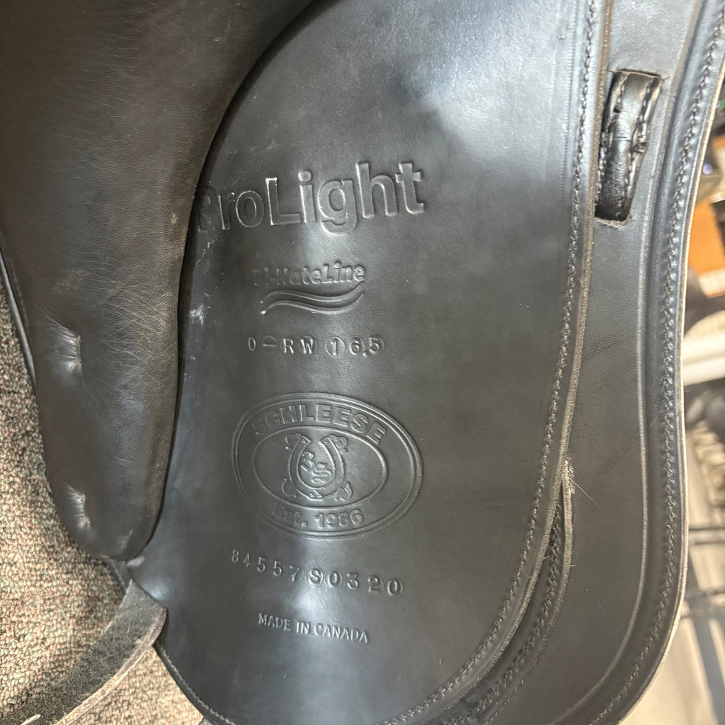 Used Schleese ProLight 16.5" Dressage Saddle