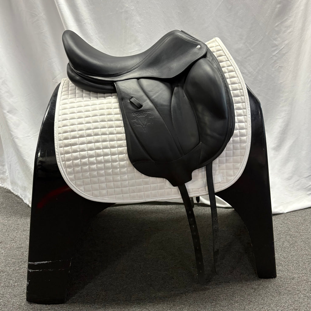 HOLD: Used Voltaire Adelaide 17.5" Monoflap Dressage Saddle