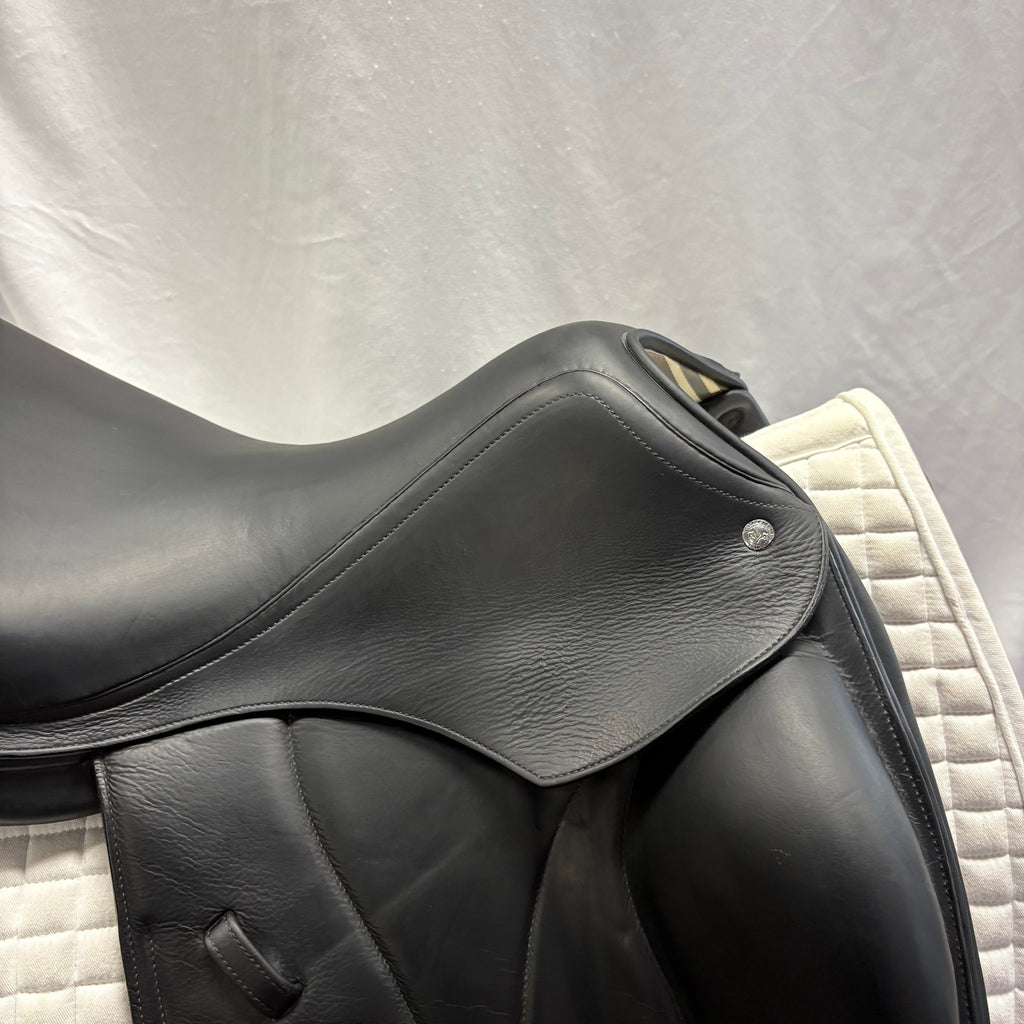 HOLD: Used Voltaire Adelaide 17.5" Monoflap Dressage Saddle