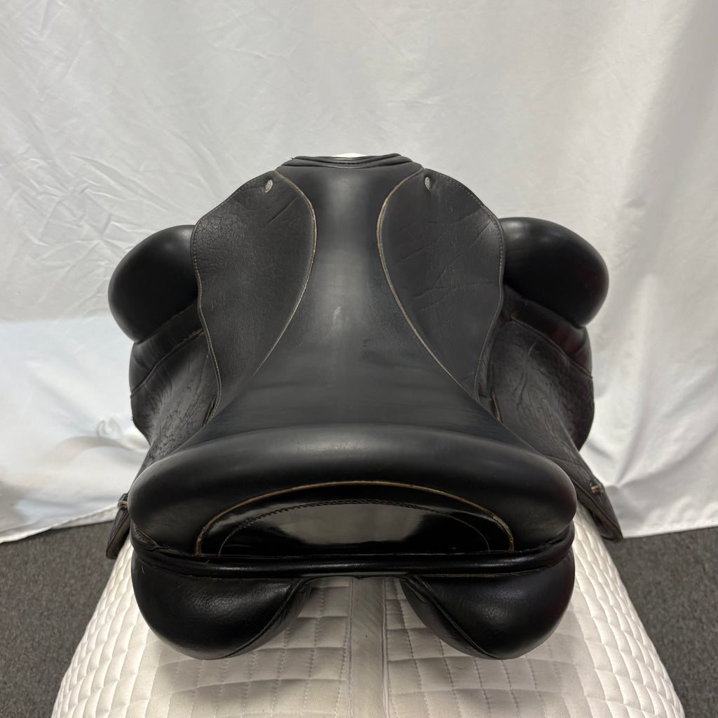 Used Custom Icon Flight 17" Monoflap Dressage Saddle
