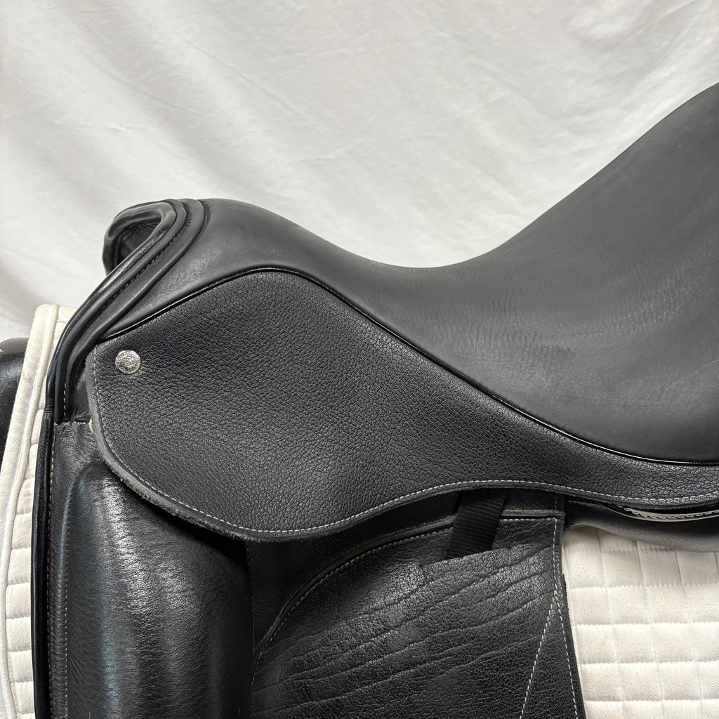 Used Custom Icon Star 17.5" Monoflap Dressage Saddle