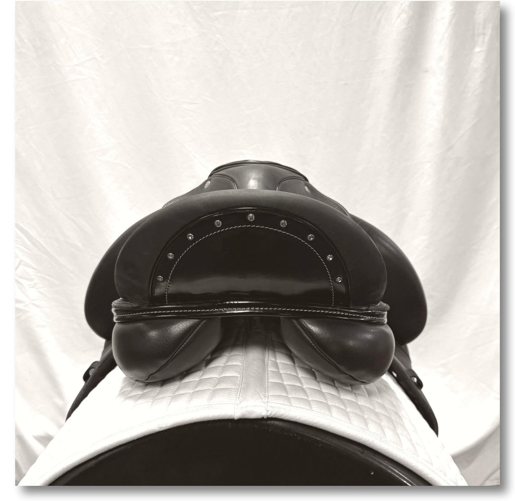 Used Custom Icon Star 17.5" Monoflap Dressage Saddle