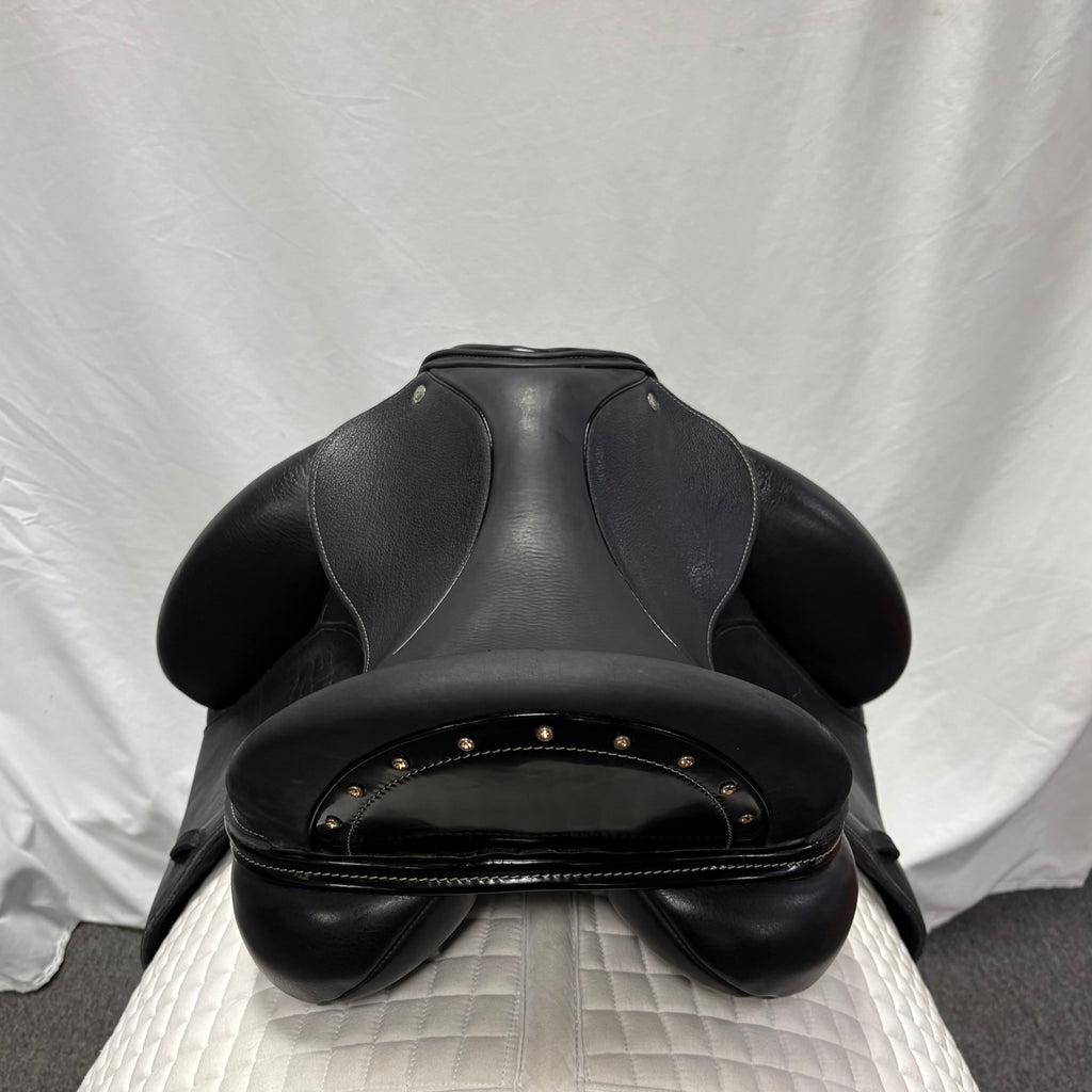 Used Custom Icon Star 17.5" Monoflap Dressage Saddle