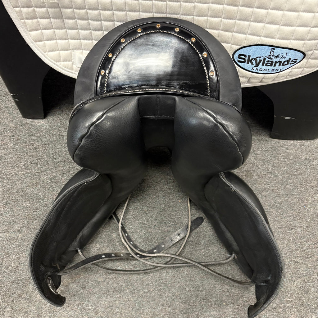 Used Custom Icon Star 17.5" Monoflap Dressage Saddle
