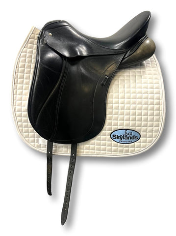 HOLD:  Used Schleese Triumph 18.5" Dressage Saddle