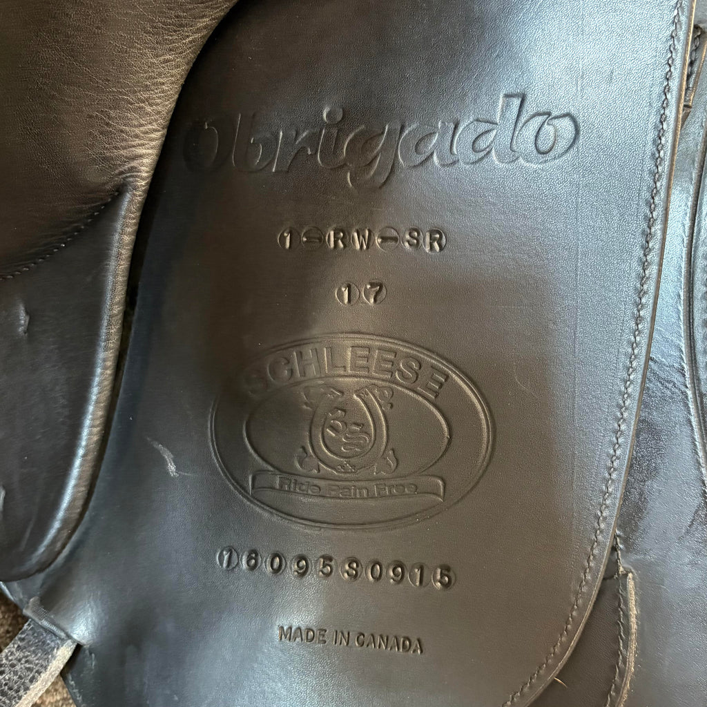 HOLD: Used Schleese Obrigado 17" Dressage Saddle