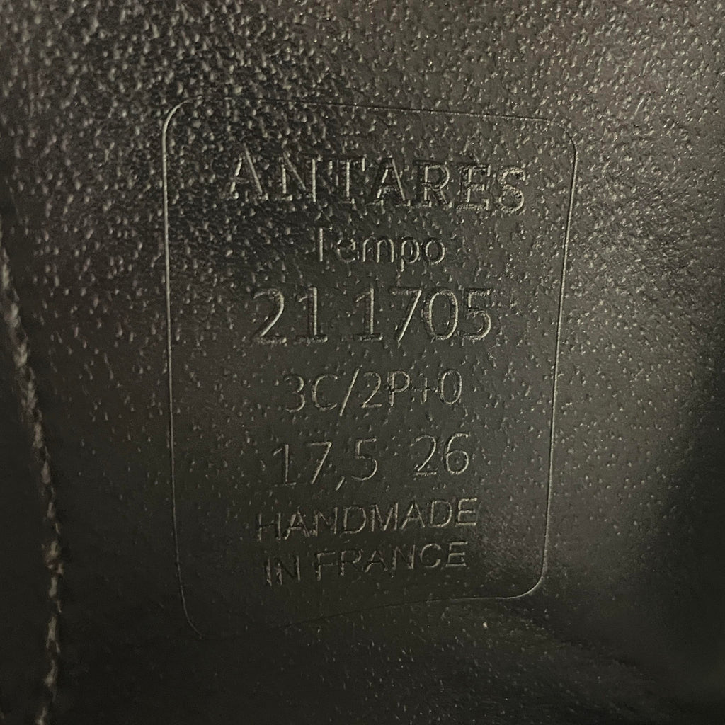 Used Antares Tempo 17.5" Monoflap Dressage Saddle