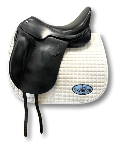 HOLD: Used Fichtbauer 17" Monoflap Dressage Saddle