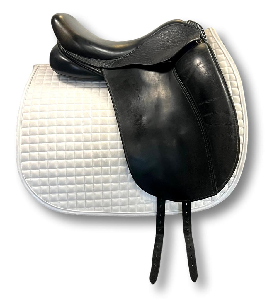 HOLD:  Used Hulsebos Dynamic 3 17.5" Dressage Saddle