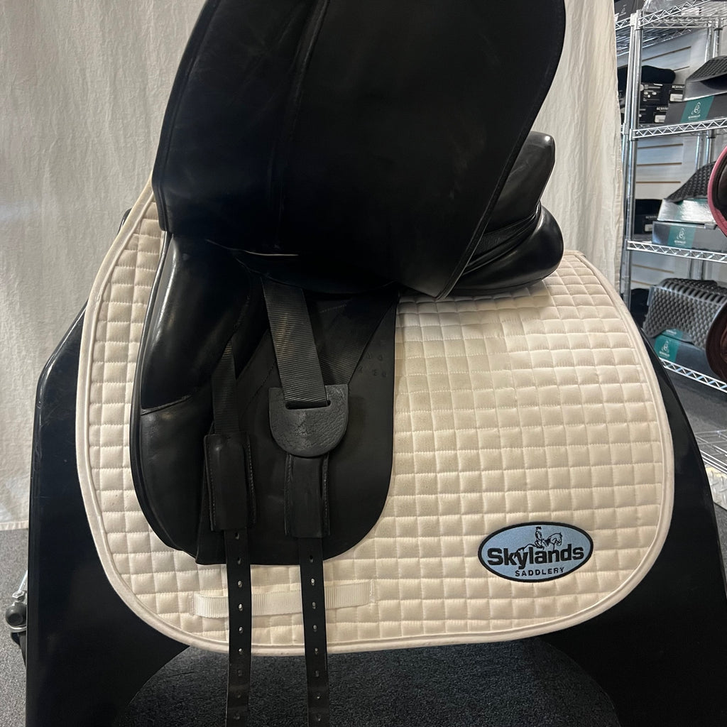 HOLD:  Used Hulsebos Dynamic 3 17.5" Dressage Saddle