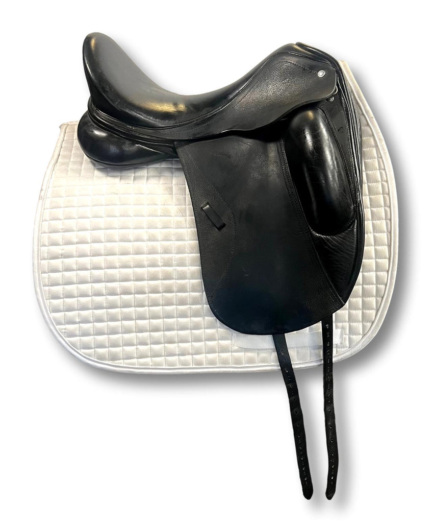 HOLD: Used Custom Advantage R 17.5" Dressage Saddle