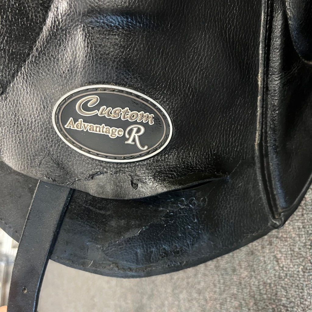 HOLD: Used Custom Advantage R 17.5" Dressage Saddle