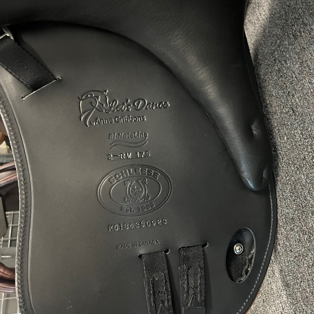 Demo Schleese Let's Dance 17.5" Monoflap Dressage Saddle