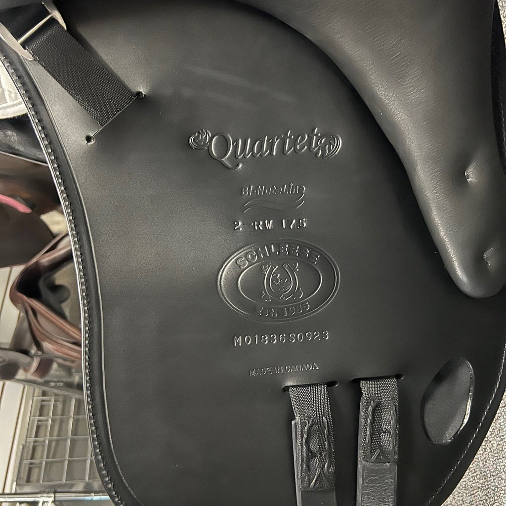 Demo Schleese Quartet 17.5" Monoflap Dressage Saddle