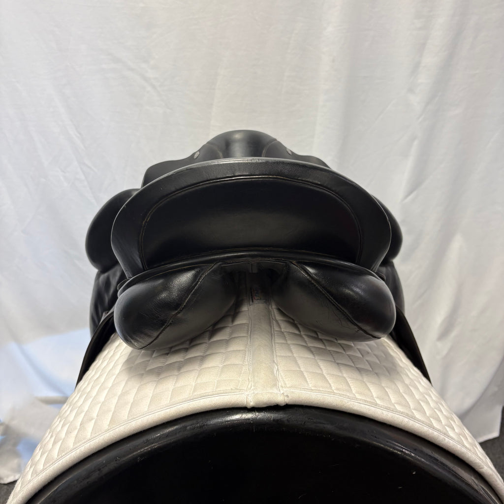 HOLD:  Used Custom Signature Wolfgang Solo 17.5" Dressage Saddle