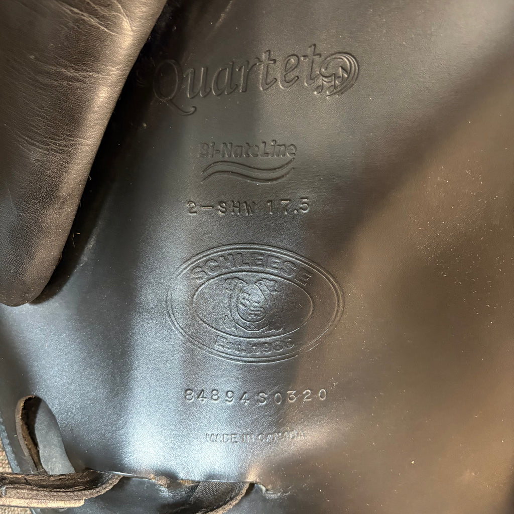Used Schleese Quartet 17.5" Dressage Saddle