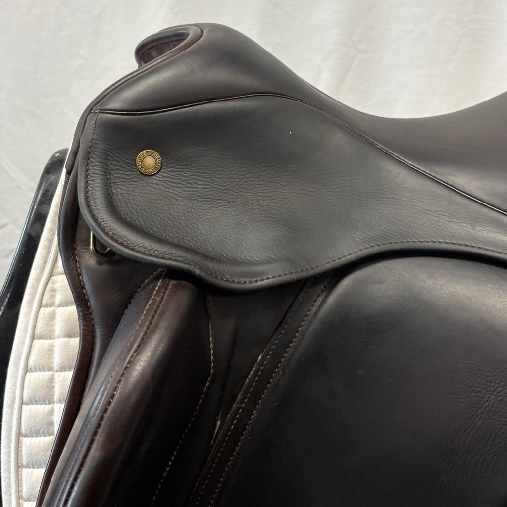 Used Fichtbauer Paura KCR 17.5" Monoflap Dressage Saddle