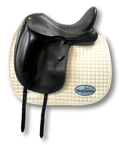 PRICE DROP! Used Antares Tempo 17" Monoflap Dressage Saddle