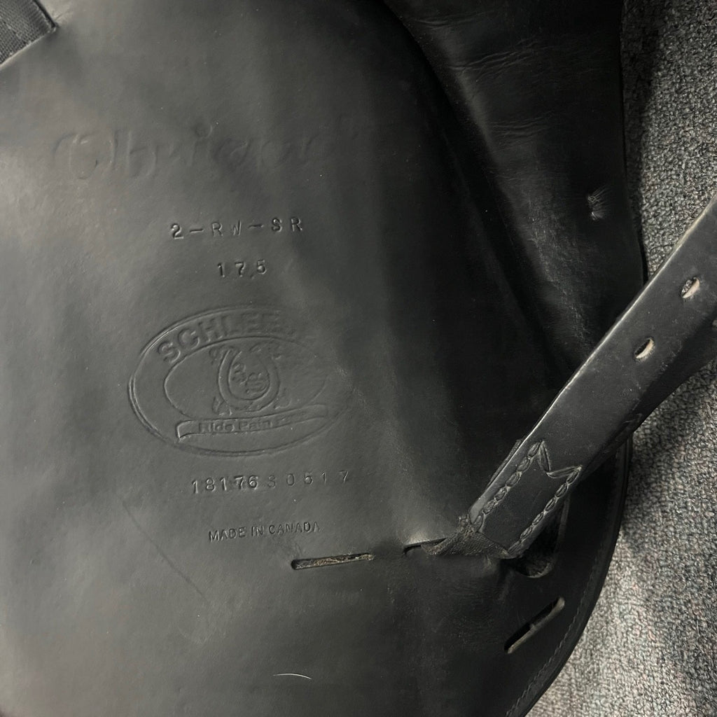 HOLD: Used Schleese Obrigado 17.5" Dressage Saddle