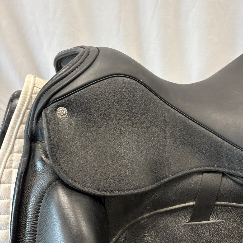 Used Custom Icon Star 17.5" Monoflap Dressage Saddle