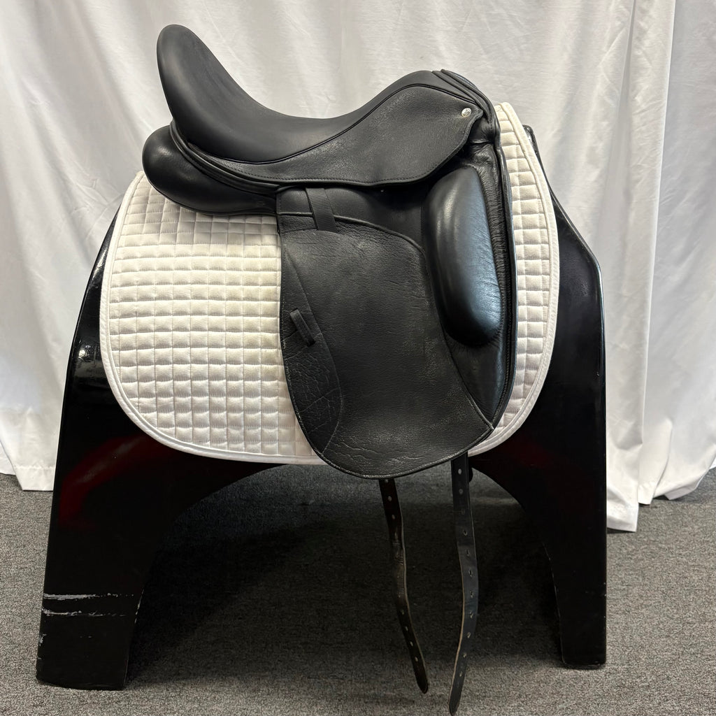 Used Custom Icon Star 17.5" Monoflap Dressage Saddle