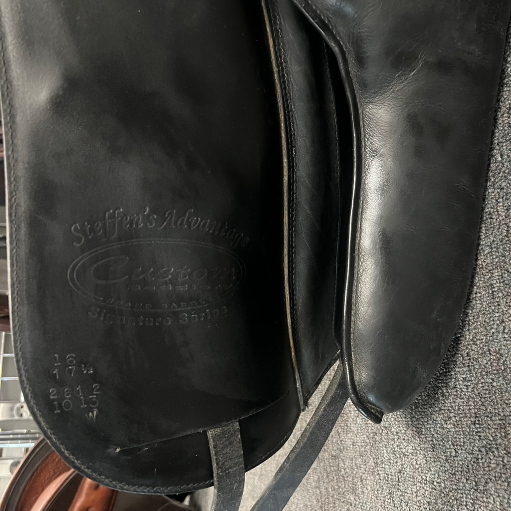 Used Custom Saddlery Steffen's Advantage 17.5" Dressage Saddle