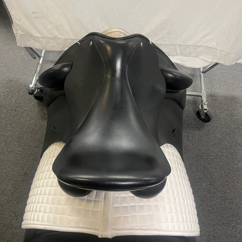 HOLD: Used Custom Wolfgang Signature Solo MKII 17.5" Dressage Saddle