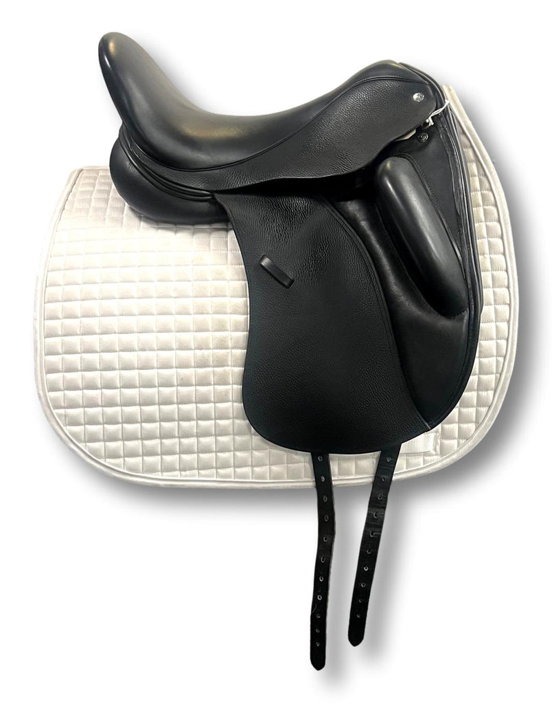 HOLD: Used Custom Wolfgang Signature Solo MKII 17.5" Dressage Saddle