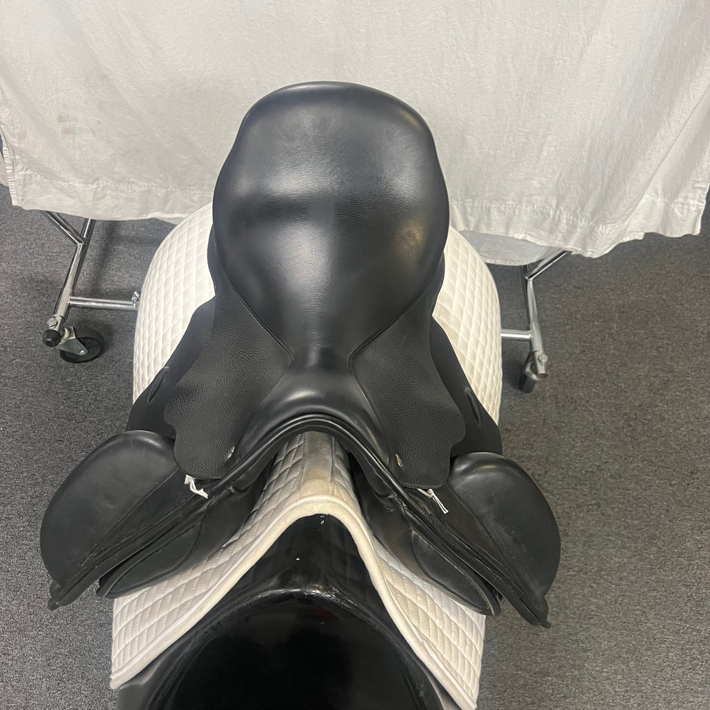 HOLD: Used Custom Wolfgang Signature Solo MKII 17.5" Dressage Saddle