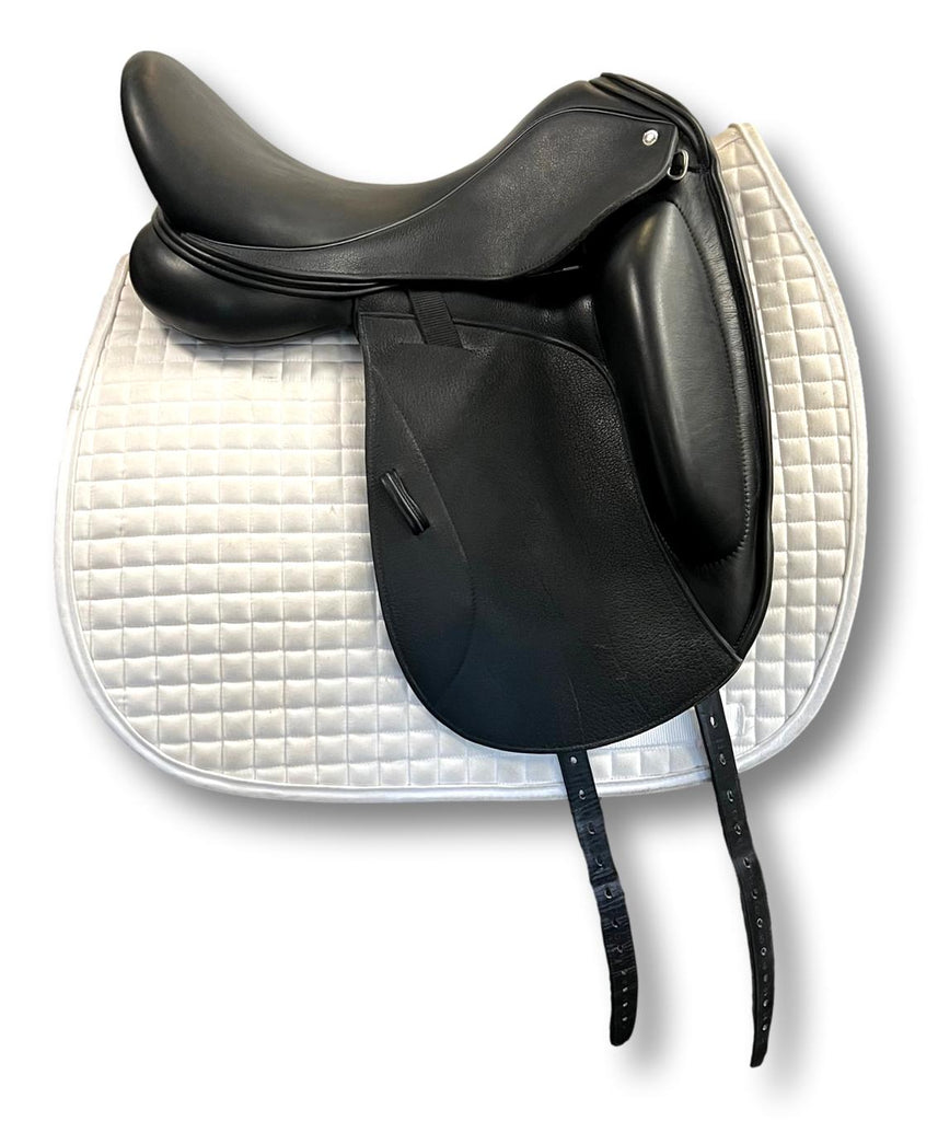 Used Custom Icon Star 17.5" Monoflap Dressage Saddle