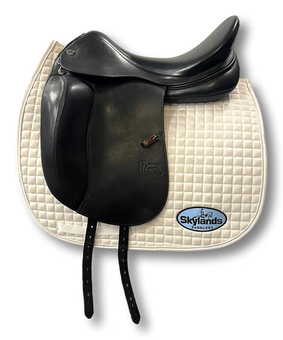 Used Devoucoux Makila Harmonie 17-17.5" Monoflap Dressage Saddle