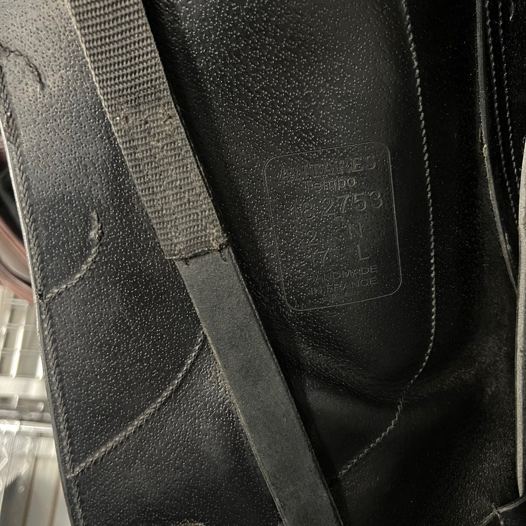 Used Antares Tempo 17" Monoflap Dressage Saddle
