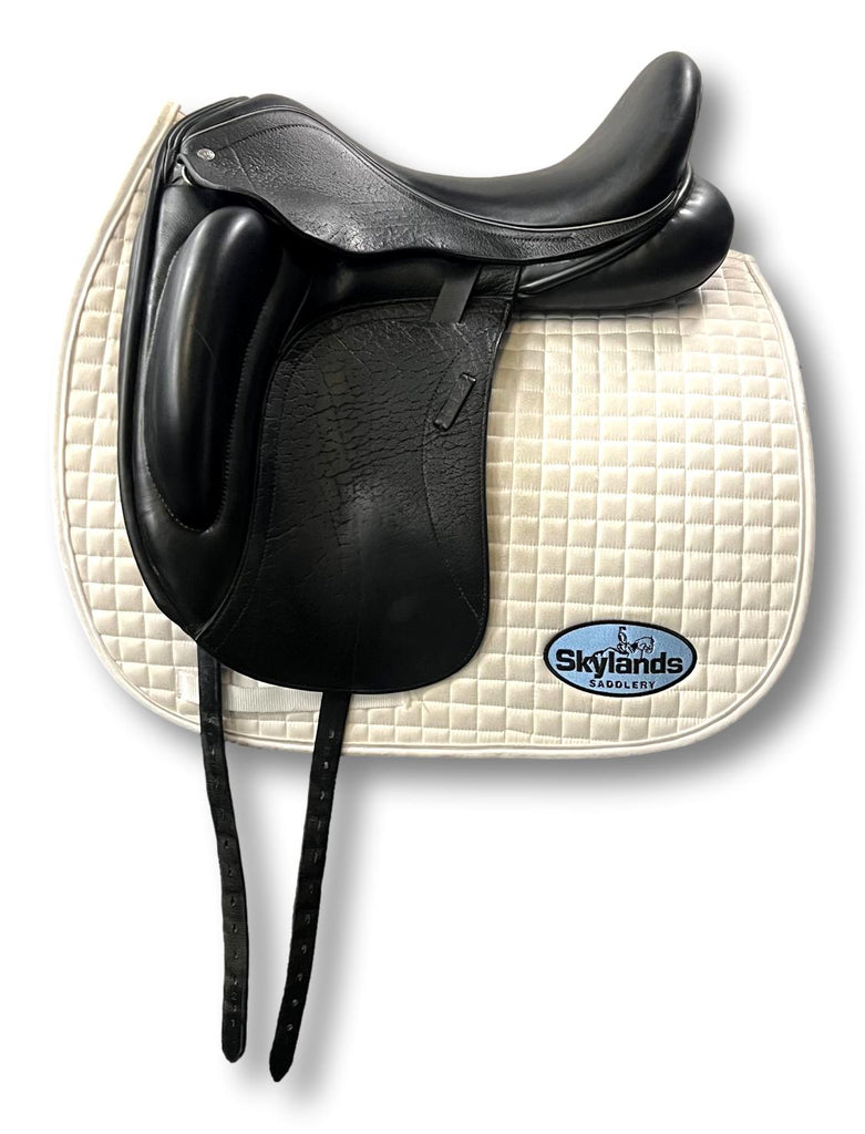 HOLD: Used Custom Advantage 17.5" Monoflap Dressage Saddle