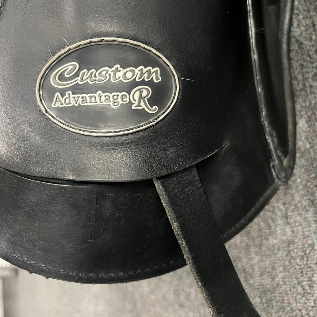 Used Custom Advantage R 17.5" Dressage Saddle