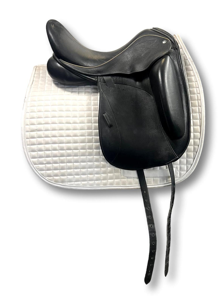 Used Custom Icon Star 17" Monoflap Dressage Saddle