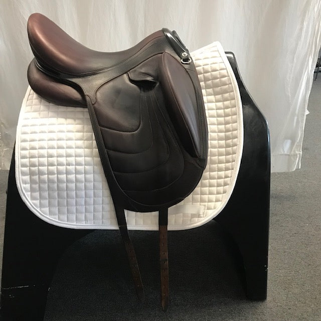 HOLD: PRICE DROP! Used Devoucoux Makila Harmonie 17.5" Monoflap Dressage Saddle
