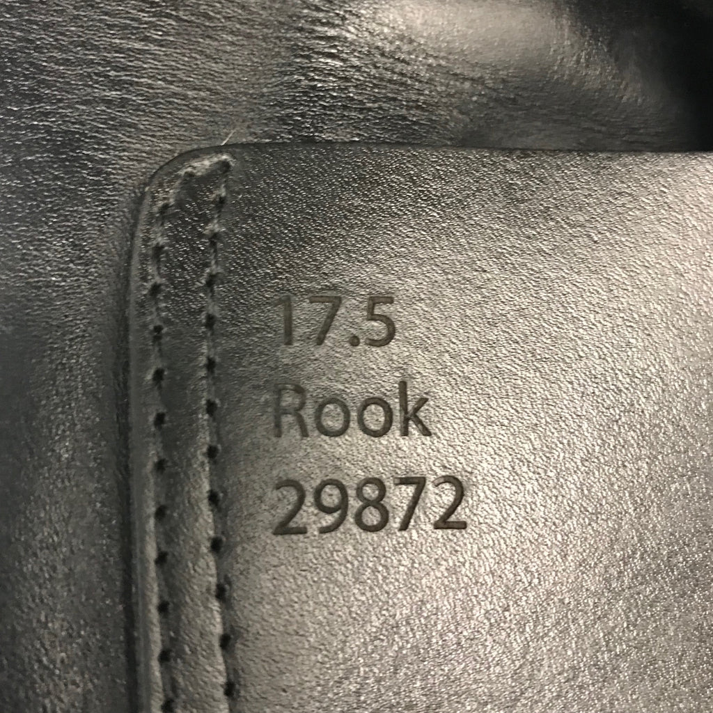 HOLD: Used Aviar Rook 1.0 - 17.5" Monoflap Dressage Saddle