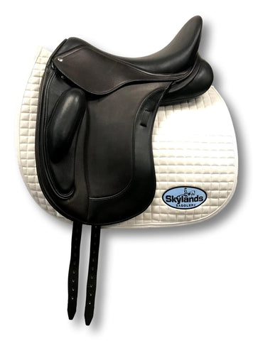 Used Schleese Quartet 17.5" Monoflap Dressage Saddle