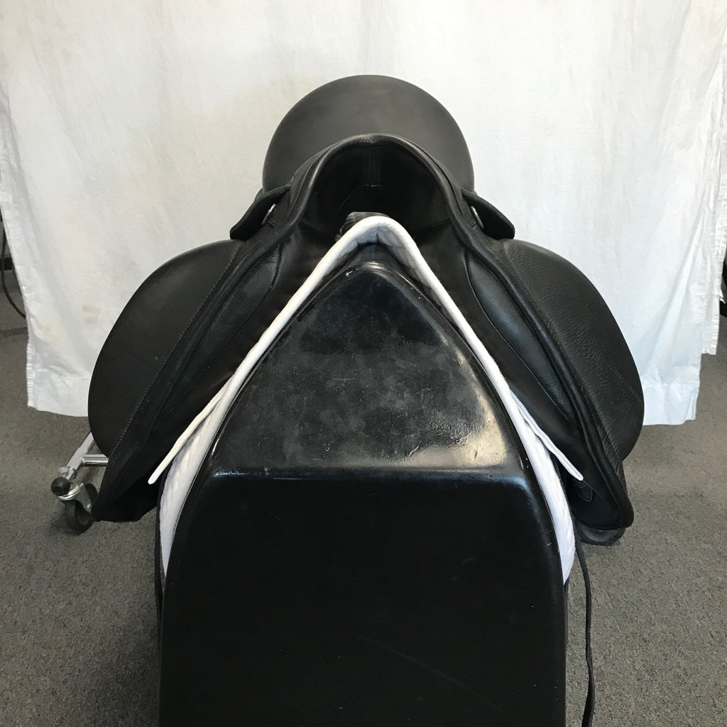 HOLD: Used Custom Icon Star 18" Monoflap Dressage Saddle