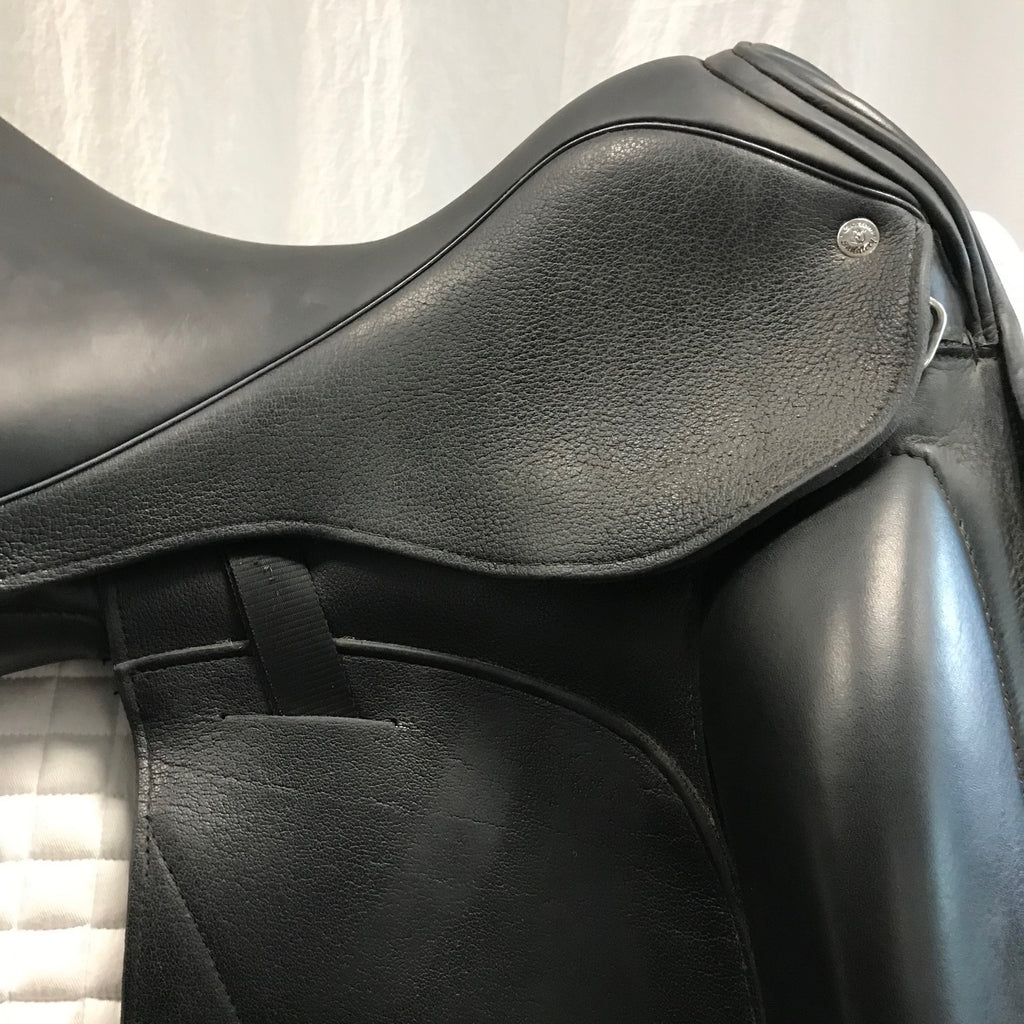 HOLD: Used Custom Icon Star 18" Monoflap Dressage Saddle