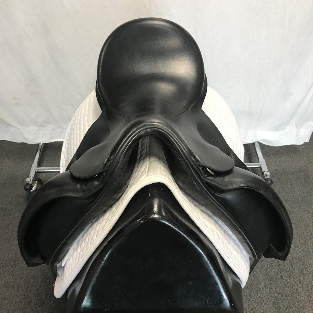 HOLD:  Used Custom Saddlery Steffen's Advantage 17.5" Dressage Saddle