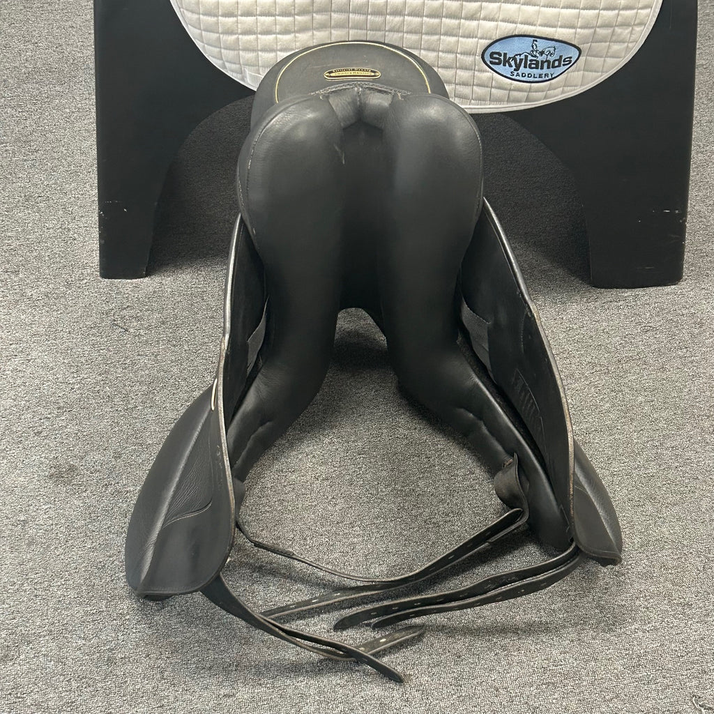 HOLD:  Used Hennig Sofa 17" Dressage Saddle